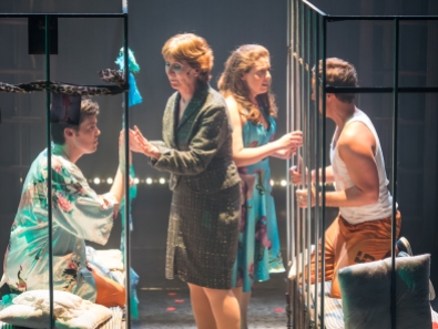 Julia Beers and cast onstage in Kiss of the Spider Woman